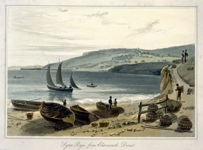 Lyme Regis, da Charmouth, Dorset, da 